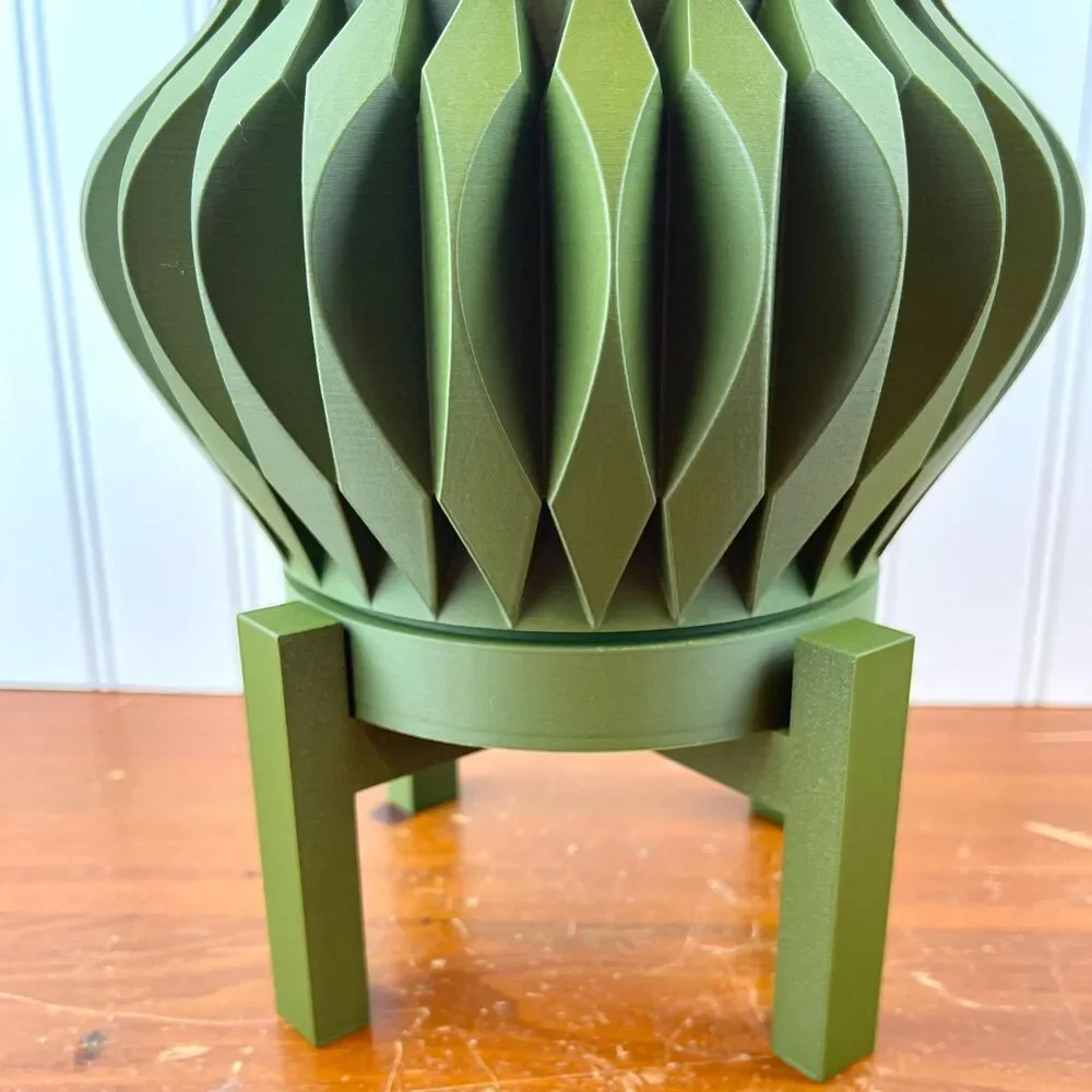 Sevi Indoor Planter Pot w/ Drainage Hole and Drip Tray, Houseplants